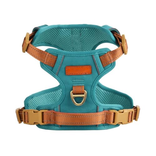 Cat Escape Safety Belt with Drawstring and partition, Reflective Strip Vest Chest Strap (Lake Blue XXS) von EWUYKMC
