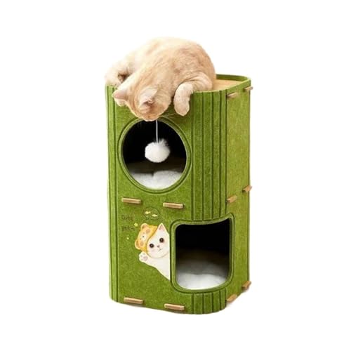 Cat Nest, cat Climbing Frame, All Season universal, Multi-Layer Scratch Column, sisal Bucket Scratch Column - Two-Layer Cat Nest, cat Climbing Frame, All Season universal, Multi-Layer Scratch Column, sisal Bucket Scratch Column - Two-Layer von EWUYKMC