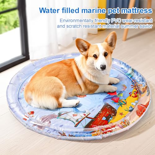 EWUYKMC Pet Water Bed Cartoon Inflatable Pet Patting Pad Dog Nest Summer Cool Nest Pet Lying Pad A-65 * 65 * 8cm EWUYKMC Pet Water Bed Cartoon Inflatable Pet Patting Pad Dog Nest Summer Cool Nest Pet Lying Pad A-65 * 65 * 8cm von EWUYKMC
