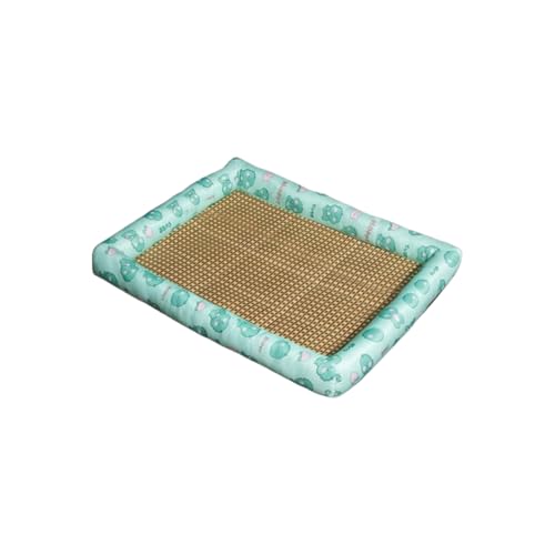 EWUYKMC Straw cat Basket with mat, Woven cat Sleeping Place, Summer Rattan cool mat, Cooling Sleeping Nest XL【60 * 45cm】 EWUYKMC Straw cat Basket with mat, Woven cat Sleeping Place, Summer Rattan cool mat, Cooling Sleeping Nest XL【60 * 45cm】 von EWUYKMC
