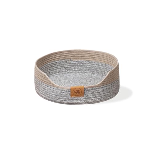 EWUYKMC Straw cat Basket with mat, Woven cat Sleeping Place, Woven cat Nest, cat Scratching Board, 40cm Nest EWUYKMC Straw cat Basket with mat, Woven cat Sleeping Place, Woven cat Nest, cat Scratching Board, 40cm Nest von EWUYKMC