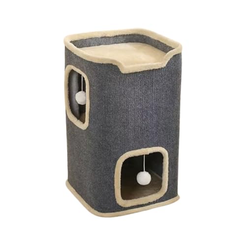 Fun Tree Hole Cat Villa Cat Scratch Board Multi Functional Cat Nest Scratch Column Sisal Bucket Scratch Column -Second Floor Fun Tree Hole Cat Villa Cat Scratch Board Multi Functional Cat Nest Scratch Column Sisal Bucket Scratch Column -Second Floor von EWUYKMC