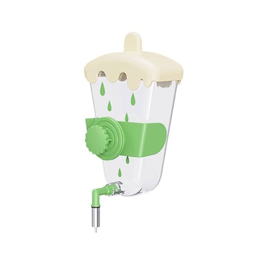 Parrot Bird Water Dispenser Automatic Feeding Needle Water Bottle Bird Hanging Feeding Device Splash Proof Water Dispenser Water Dispenser (Green) von EWUYKMC