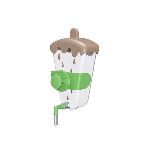 Parrot Bird Water Dispenser Automatic Feeding Needle Water Bottle Bird Hanging Feeding Device Splash Proof Water Dispenser Water Dispenser (Grey) von EWUYKMC