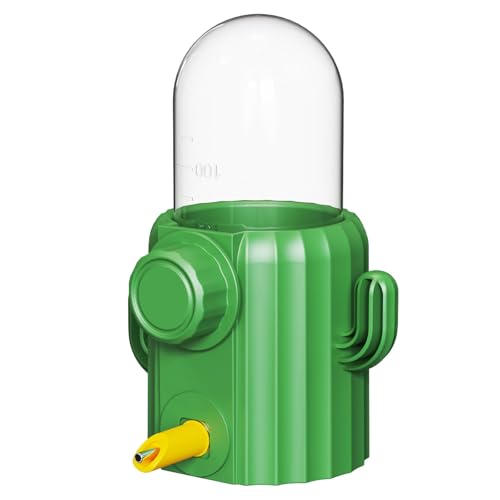 Parrot Canary Bird Strike Needle Water Dispenser Birdcage Automatic Water Bottle Automatic Water Discharge Bowl Pet Feeding Device (Allungare la Bocca) von EWUYKMC