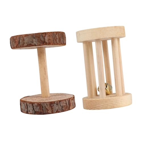 EXAOMBLE Holzradspielzeug für Hamster Haustierzubehör Molarenschleifspielzeug Lustiges Spielzeug für Kleintiere EXAOMBLE Holzradspielzeug für Hamster Haustierzubehör Molarenschleifspielzeug Lustiges Spielzeug für Kleintiere von EXAOMBLE