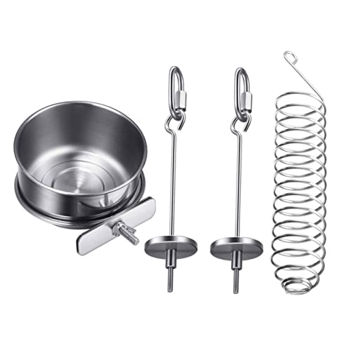EXAOMBLE 1 Satz Vogel liefert Bird Toys Fressnäpfe für Papageien Käfige Pole Futterspender Vogelhäuschen Papagei Spieß Papageienfruchtgabel Papageifutter Rostfreier Stahl Silver EXAOMBLE 1 Satz Vogel liefert Bird Toys Fressnäpfe für Papageien Käfige Pole Futterspender Vogelhäuschen Papagei Spieß Papageienfruchtgabel Papageifutter Rostfreier Stahl Silver von EXAOMBLE