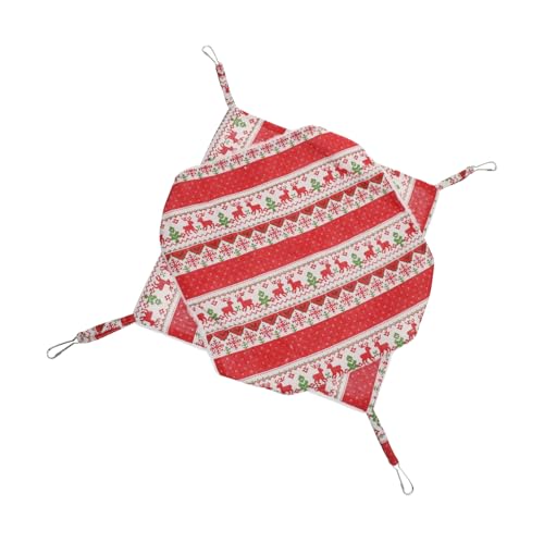 EXAOMBLE Haustier-komfortbett 35 X 35 cm Rot Doppellagig Eichhörnchen Hängenest Mäuse Schlafbett EXAOMBLE Haustier-komfortbett 35 X 35 cm Rot Doppellagig Eichhörnchen Hängenest Mäuse Schlafbett von EXAOMBLE