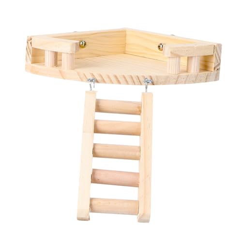 EXAOMBLE 1 Stück Hamster Kletterleiter aus Holz Mini Holzleiter für Haustiere Beige für Kleine Nager Fördert Spaß und Bewegung Sicherer Spielbereich EXAOMBLE 1 Stück Hamster Kletterleiter aus Holz Mini Holzleiter für Haustiere Beige für Kleine Nager Fördert Spaß und Bewegung Sicherer Spielbereich von EXAOMBLE