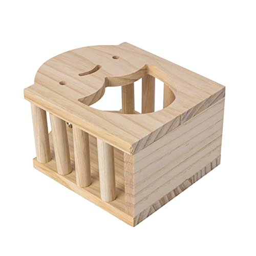 EXAOMBLE 1 Stück Holz Rabbit Futterspender Praktische Futterstation für Kleintiere für Kaninchen und Meerschweinchen Hält Gras Sauber und Abfall EXAOMBLE 1 Stück Holz Rabbit Futterspender Praktische Futterstation für Kleintiere für Kaninchen und Meerschweinchen Hält Gras Sauber und Abfall von EXAOMBLE