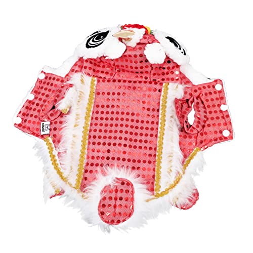 EXAOMBLE 1 Stück Kleidung Für Haustiere Hundezubehör Hundehemden Welpen-kit Hundehalsbänder Große Rassen Hundekleidung Haustierkleidung Halloween-Haustier Löwenmähne Kostüm Dackel Polyester von EXAOMBLE