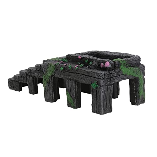 EXAOMBLE 1 Stück Schildkröten-Terrasse Aquarium Bereich zum Sonnenbaden von Schildkröten Wasserschildkröte Zubehör schildkröten zubehör Aquarienlandschaftsschmuck Aquarienlandschaft von EXAOMBLE