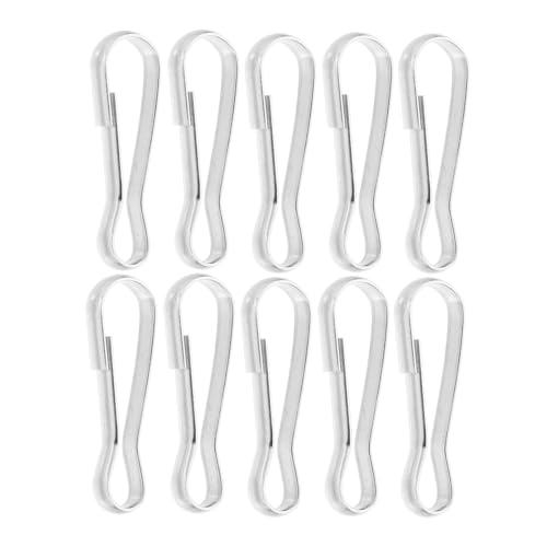 EXAOMBLE 10stücke Edelstahl Haken Für Haustier Hängematten Kleine Lanyard Clips Robuste Federhaken Für Vogel Futterspender Spielzeuge Und Tier-Tunnel Vielseitig Einsetzbar Und Langlebig EXAOMBLE 10stücke Edelstahl Haken Für Haustier Hängematten Kleine Lanyard Clips Robuste Federhaken Für Vogel Futterspender Spielzeuge Und Tier-Tunnel Vielseitig Einsetzbar Und Langlebig von EXAOMBLE