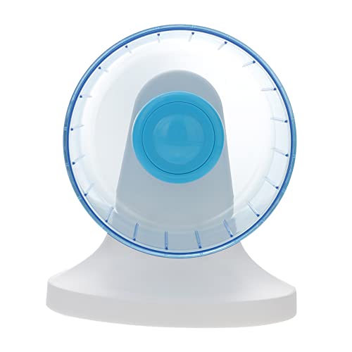 EXAOMBLE 1Pc Laufrad für Hamster Schildkröte Hamsterspielzeug Hund Bausatz Meerschweinchenkäfig Tank Hamster hamsterzubehör Laufendes Eichhörnchen Plastik Blue von EXAOMBLE