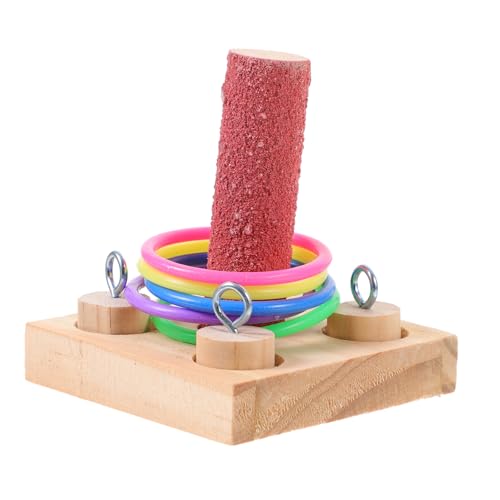 EXAOMBLE 1Satz Papageien Puzzlespielzeug Aus Holz Intelligentes Vogelspielzeug Für Mentale Stimulation Fördert Aktivitäten Und Langeweile Für Kleine Und Mittelgroße von EXAOMBLE