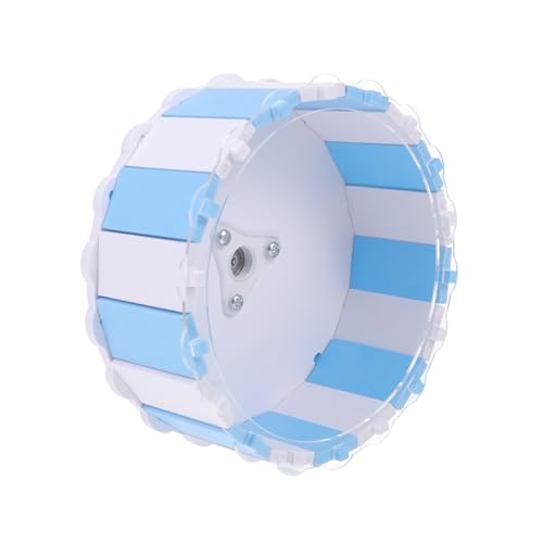 EXAOMBLE 1Stück Farbiges Hamster Übungsrad Ruhiges Laufrad Für Kleintiere Für Hamster Mäuse Und Andere Nager Fördert Aktivität Und Spielspaß von EXAOMBLE