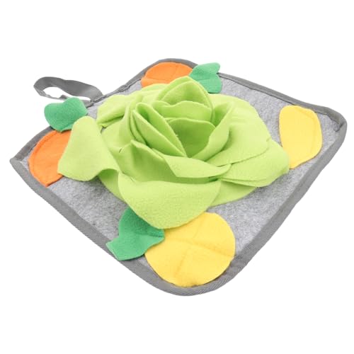 EXAOMBLE 1Stück Schnüffelmatte für Kaninchen Futter Trainingspad aus Polar Fleece rutschfest für Langsame Fütterung und Stressabbau für Geistige Stimulation EXAOMBLE 1Stück Schnüffelmatte für Kaninchen Futter Trainingspad aus Polar Fleece rutschfest für Langsame Fütterung und Stressabbau für Geistige Stimulation von EXAOMBLE