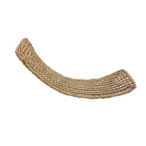 EXAOMBLE 1stück Praktische Hängematte Für Eidechsen Handgewebte Matte Aus Naturmaterialien Natur-Seagrass Für Bartagamen Geckos Und Reptilien Schlaf Und Spielumgebung von EXAOMBLE