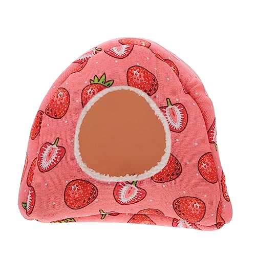 EXAOMBLE 20x20x20cm Meerschweinchenbett Hamster Warmes Nest Weich Bequem Haustier Wohnraum von EXAOMBLE