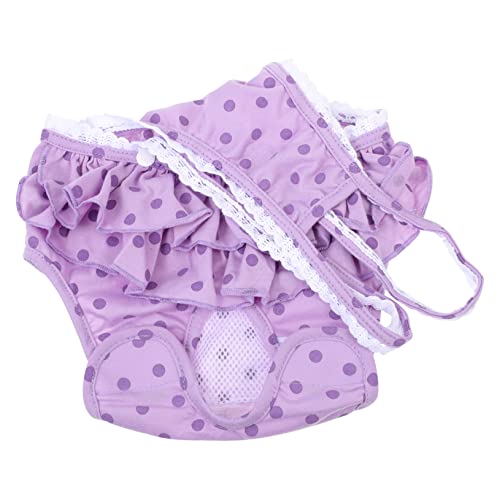 EXAOMBLE 1stk Physiologische Hosen Für Haustiere Hunde-PIPI-Pads Hund Pinkelt Hundehose Hundesaisonhose Weiblich Hundewindeln ännlich Zeitraum Zahnpasta Für Hunde Baumwolle Violett EXAOMBLE 1stk Physiologische Hosen Für Haustiere Hunde-PIPI-Pads Hund Pinkelt Hundehose Hundesaisonhose Weiblich Hundewindeln ännlich Zeitraum Zahnpasta Für Hunde Baumwolle Violett von EXAOMBLE