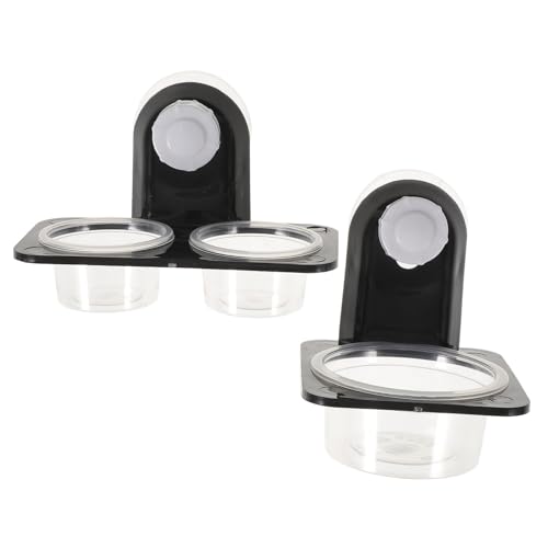 EXAOMBLE 2 Sätze Praktischer Reptilien Futter Wassernapf Transparentes Trinkbecken für Eidechsen Geckos Terrarien Zubehör für Wasserversorgung und Fütterung EXAOMBLE 2 Sätze Praktischer Reptilien Futter Wassernapf Transparentes Trinkbecken für Eidechsen Geckos Terrarien Zubehör für Wasserversorgung und Fütterung von EXAOMBLE