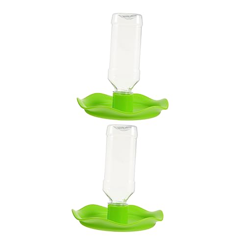 EXAOMBLE Lotusblatt-Becken Wasserflaschen-futterspender Für Reptilien 2 Sets Für Spinnen Eidechsen Schildkröten Frösche Und Andere Kleintiere EXAOMBLE Lotusblatt-Becken Wasserflaschen-futterspender Für Reptilien 2 Sets Für Spinnen Eidechsen Schildkröten Frösche Und Andere Kleintiere von EXAOMBLE