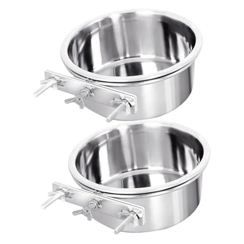 EXAOMBLE 2 Stück Edelstahl Katzennapf Flach Rostfrei Glatte Oberfläche Leicht zu Reinigen Praktischer Wassernapf und Futternapf für Katzen und Kleine Welpen Langlebig und Geruchsfrei EXAOMBLE 2 Stück Edelstahl Katzennapf Flach Rostfrei Glatte Oberfläche Leicht zu Reinigen Praktischer Wassernapf und Futternapf für Katzen und Kleine Welpen Langlebig und Geruchsfrei von EXAOMBLE