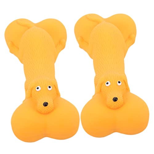 EXAOMBLE 2 Stück Hunde-quietschspielzeug, Welpenspielzeug, Bissfestes Hundespielzeug, Cartoon-welpen-quietschspielzeug EXAOMBLE 2 Stück Hunde-quietschspielzeug, Welpenspielzeug, Bissfestes Hundespielzeug, Cartoon-welpen-quietschspielzeug von EXAOMBLE