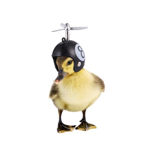 EXAOMBLE 2 Stück Kreatives Neues Heimtierzubehör Lustiger Schutz Hühnerhelm Henne Schutzhelm Vogelhut Kopfbedeckung Käfige Meerschweinchen Fleece Käfigeinlage Hühnerkostüm Futterspender von EXAOMBLE