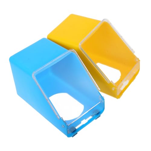 EXAOMBLE 2 Stück Multifunktionaler Futterspender für Tauben und Vögel Hängende Futter und Wasserschalen für Käfige Praktische Lösung für Tierbedarf Blau und Gelb EXAOMBLE 2 Stück Multifunktionaler Futterspender für Tauben und Vögel Hängende Futter und Wasserschalen für Käfige Praktische Lösung für Tierbedarf Blau und Gelb von EXAOMBLE