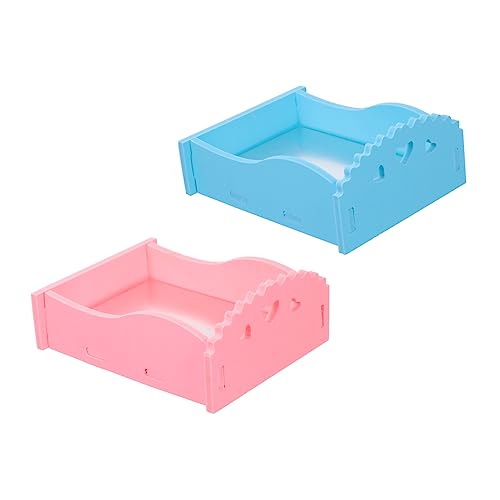 EXAOMBLE 2Stücke Hamster Sommer Kühlbett Kühlmatte Für Haustiere Schlafnest Für Kleine Tiere Zufällige Farben Für Hamster Und Andere Kleintiere von EXAOMBLE