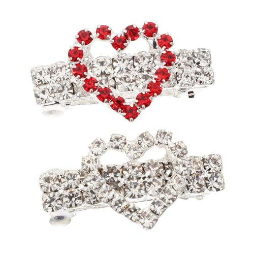 EXAOMBLE 2Stücke Herzförmige Haarclips Haustier Haarspangen für Katzen Haarschmuck für Haustiere für Partys Langlebiges Zubehör EXAOMBLE 2Stücke Herzförmige Haarclips Haustier Haarspangen für Katzen Haarschmuck für Haustiere für Partys Langlebiges Zubehör von EXAOMBLE