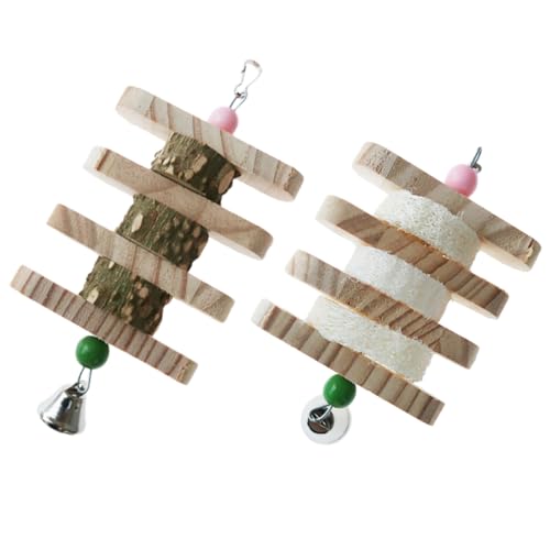 EXAOMBLE 2stücke Papageien Kauspielzeug Aus Holz Bissfeste Spielzeuge Für Vögel Für Wellensittiche Nymphensittiche Und Andere Kleine Vögel Fördert Gesundheit Und Spieltrieb EXAOMBLE 2stücke Papageien Kauspielzeug Aus Holz Bissfeste Spielzeuge Für Vögel Für Wellensittiche Nymphensittiche Und Andere Kleine Vögel Fördert Gesundheit Und Spieltrieb von EXAOMBLE