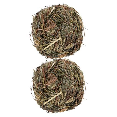 EXAOMBLE 2stücke Gras Kauen Ball Für Kleintiere Häschen Spielzeug Kaninchen Kauspielzeug Naturgras Ball Zahnen Hilfe Für Hamster Meerschweinchen Und Kaninchen EXAOMBLE 2stücke Gras Kauen Ball Für Kleintiere Häschen Spielzeug Kaninchen Kauspielzeug Naturgras Ball Zahnen Hilfe Für Hamster Meerschweinchen Und Kaninchen von EXAOMBLE