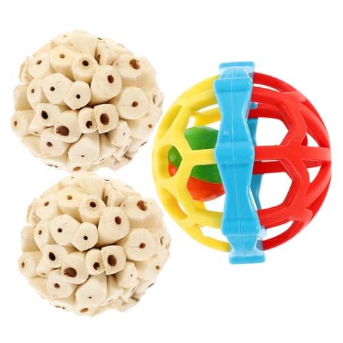 EXAOMBLE Wellensittich-Spielzeug – 3 Stück Vogel-schleifschnäbel Für Papageien Finken Nymphensittiche Conures Käfigdekoration EXAOMBLE Wellensittich-Spielzeug – 3 Stück Vogel-schleifschnäbel Für Papageien Finken Nymphensittiche Conures Käfigdekoration von EXAOMBLE