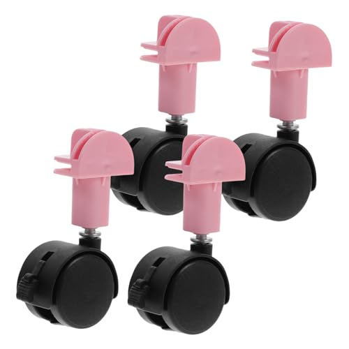 EXAOMBLE 4 Pcs Katzen Cage Casters Räder Einkaufswagen Räder Vogelkäfigräder Ersatz Kleiner Wagenräder Trolley -Rad Ersatz Für Haustiere Käfig von EXAOMBLE