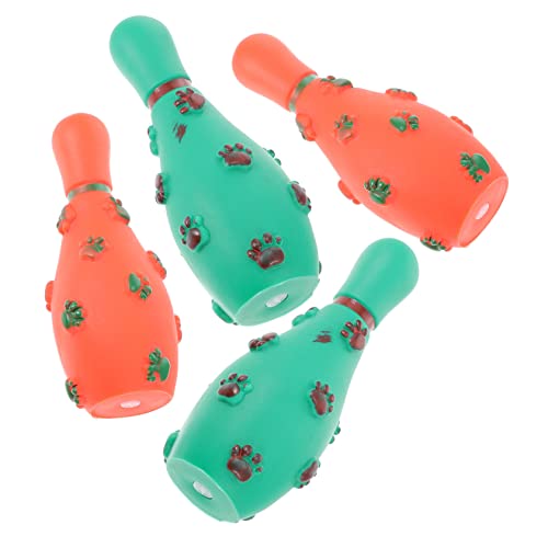 EXAOMBLE 4 Stück Bowlingkugel Puzzle- für Hunde Welpensachen interaktives dekompressionsspielzeug Quietschendes Bowling-Hundespielzeug Kauspielzeug für Hunde EXAOMBLE 4 Stück Bowlingkugel Puzzle- für Hunde Welpensachen interaktives dekompressionsspielzeug Quietschendes Bowling-Hundespielzeug Kauspielzeug für Hunde von EXAOMBLE