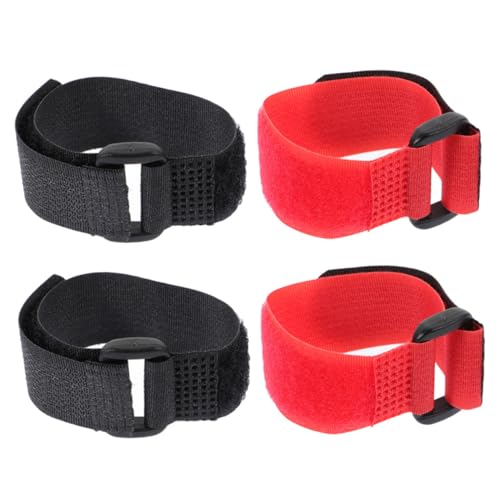 EXAOMBLE 4er-Pack Hahnenhakenhalsband Hühnerhals Geräuschloses Halsband Nylonmaterialien von EXAOMBLE