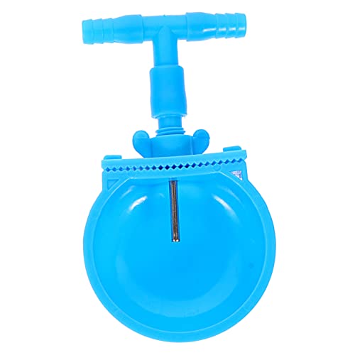 EXAOMBLE 4 Stück Kaninchentrinker Brunnen Küken thermostatisch Trinken Vieh hasentrinkflaschen trinkflasche Hasen Wasserbehälter für Kaninchen Automatische Tränke für Haustiere Plastik Blue von EXAOMBLE