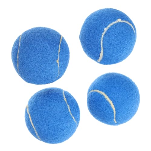 EXAOMBLE 4 Stück Tennisbälle für Hunde Gummibälle für Interaktives Training für Agility und Apportieren Elegantem für Hunde und Welpen EXAOMBLE 4 Stück Tennisbälle für Hunde Gummibälle für Interaktives Training für Agility und Apportieren Elegantem für Hunde und Welpen von EXAOMBLE
