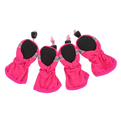 EXAOMBLE 4Stücke rutschfeste Hundeschuhe wasserdichte Haustierschuhe für Pfotenschutz Skid Hundestiefel für Outdoor Aktivitäten und Schutz Hundepfoten EXAOMBLE 4Stücke rutschfeste Hundeschuhe wasserdichte Haustierschuhe für Pfotenschutz Skid Hundestiefel für Outdoor Aktivitäten und Schutz Hundepfoten von EXAOMBLE