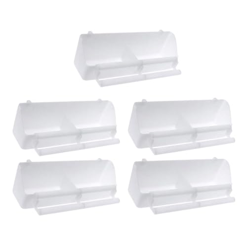 EXAOMBLE 5 Stück Langlebiger Papageienfütterungskoffer Vogelhäuschen Box Plastikschüssel Papageienkäfig Zubehör EXAOMBLE 5 Stück Langlebiger Papageienfütterungskoffer Vogelhäuschen Box Plastikschüssel Papageienkäfig Zubehör von EXAOMBLE