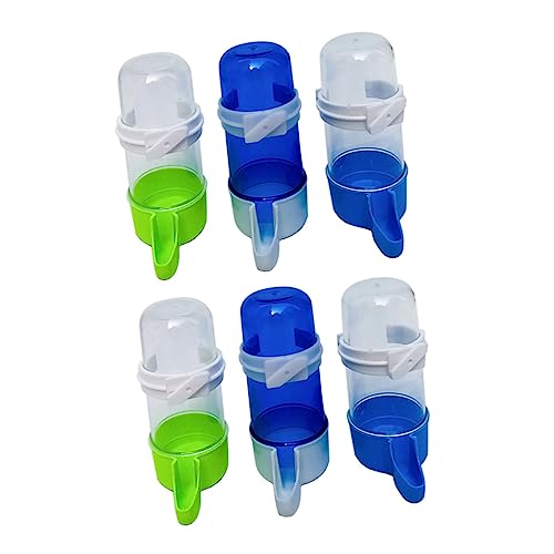 EXAOMBLE 6 Stück Automatischer Wasserspender für Vögel Trinkschalen für Kanarienvögel Papageien und Kleine Vögel Praktische Wassertränke für Käfige rutschfest Einfach zu Zufällige Farbe EXAOMBLE 6 Stück Automatischer Wasserspender für Vögel Trinkschalen für Kanarienvögel Papageien und Kleine Vögel Praktische Wassertränke für Käfige rutschfest Einfach zu Zufällige Farbe von EXAOMBLE