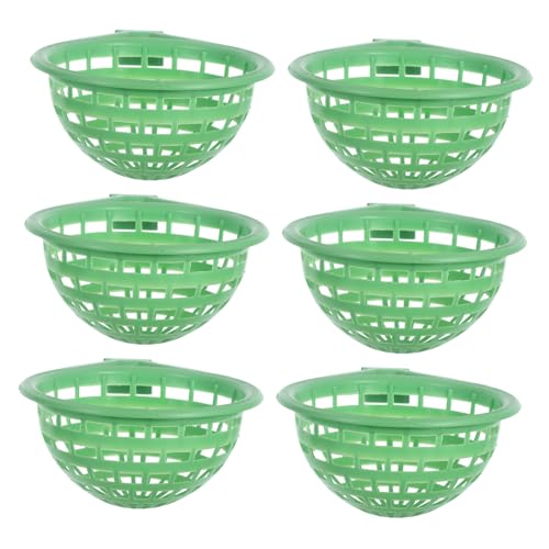 EXAOMBLE 6 -pcs -taubenschlüpfnest -Plastik -Vogel -nistschale Für Sittichefinken Und Kleine Vögel, Die Bequeme Und Sichere Vogelschachtelversorgung Brüten Und Schlüpfen von EXAOMBLE