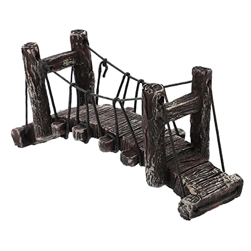 EXAOMBLE Aquarium Brücke aus Dekoratives Ornament für Aquarien Schildkröten Kletterplattform Naturgetreue Details zu Reinigen für Süßwasser und Meerwasser EXAOMBLE Aquarium Brücke aus Dekoratives Ornament für Aquarien Schildkröten Kletterplattform Naturgetreue Details zu Reinigen für Süßwasser und Meerwasser von EXAOMBLE