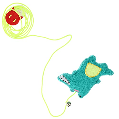 EXAOMBLE Aufhängung Von Katzen Necken Spielzeug Einziehbares Katzenspieltetthing Cartoon Kätzchen Catnip Plaything von EXAOMBLE