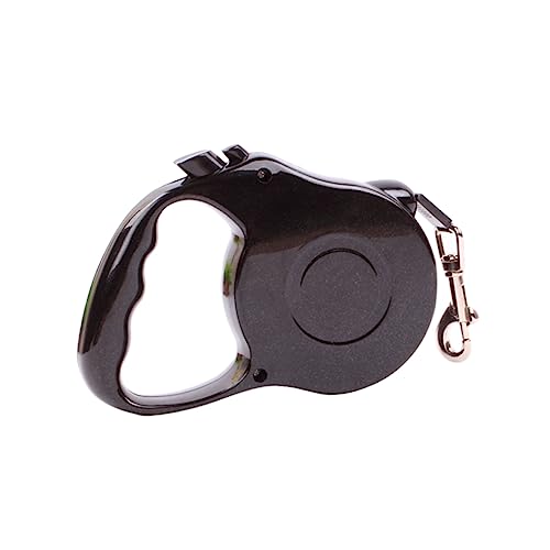 EXAOMBLE Automatische Hundeleine Einziehbare Ergonomische Leine für Hunde und Katzen Praktischem Verschluss Schwarz für von EXAOMBLE