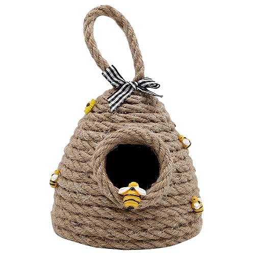 EXAOMBLE Bienen Festival Hängendes Ornament Gewebtes aus Naturseil für Schlafzimmer Wohnzimmer Garten Leicht Langlebig und Wanddekoration für Verschiedene Anlässe EXAOMBLE Bienen Festival Hängendes Ornament Gewebtes aus Naturseil für Schlafzimmer Wohnzimmer Garten Leicht Langlebig und Wanddekoration für Verschiedene Anlässe von EXAOMBLE