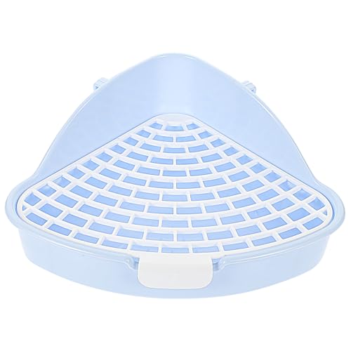 EXAOMBLE Bunny Toilettenbox Für Kleintiere Design Katzentoilette Aus Hochwertigem Material Für Meerschweinchen Und Hamster Zu Reinigen von EXAOMBLE