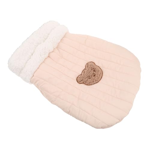 EXAOMBLE Flauschiger Katze Schlafsack Haustier Erwärmungsbett Katzenbett Haustier Winter Schlafsack Warm Und Gemütlich Katzenbett Höhle Plüsch Katze Schlafnest Haustier Nest von EXAOMBLE
